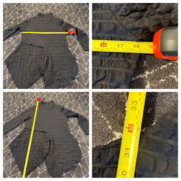 IC Collection Pucker Mock Neck Top - Picture 4 of 8